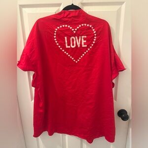 Victoria's Secret Red Silk Robe